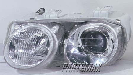 | 1998-2001 ACURA INTEGRA LT Headlamp assy composite w/o socket or bulb | AC2502104|33151ST7A03