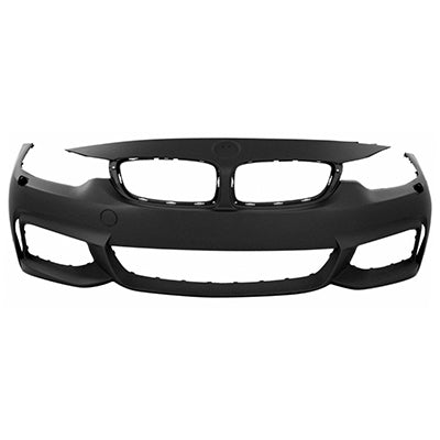 | 2015-2016 BMW 428i Gran Coupe Front bumper cover F36; M SPORT; w/H/L Washer; w/PDC; w/o Park Assist; w/o Camera; prime | BM1000342|51118060885