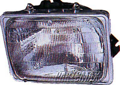 | 1984-1985 FORD TEMPO RT Headlamp assy sealed beam Halogen; Headlamp/Adjusting Ring/Retaining Ring; see notes | FO2501127|F3UZ13007A-PFM