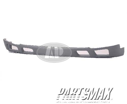 | 2003-2006 CHEVROLET SILVERADO 3500 Front bumper deflector BASE|LS|LT; w/Fog Lamps; Light Gray | GM1092173|10367213