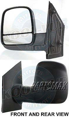 | 2008-2021 CHEVROLET EXPRESS 3500 LT Mirror outside rear view Manual; Foldaway; Textured Black | GM1320395|20838065