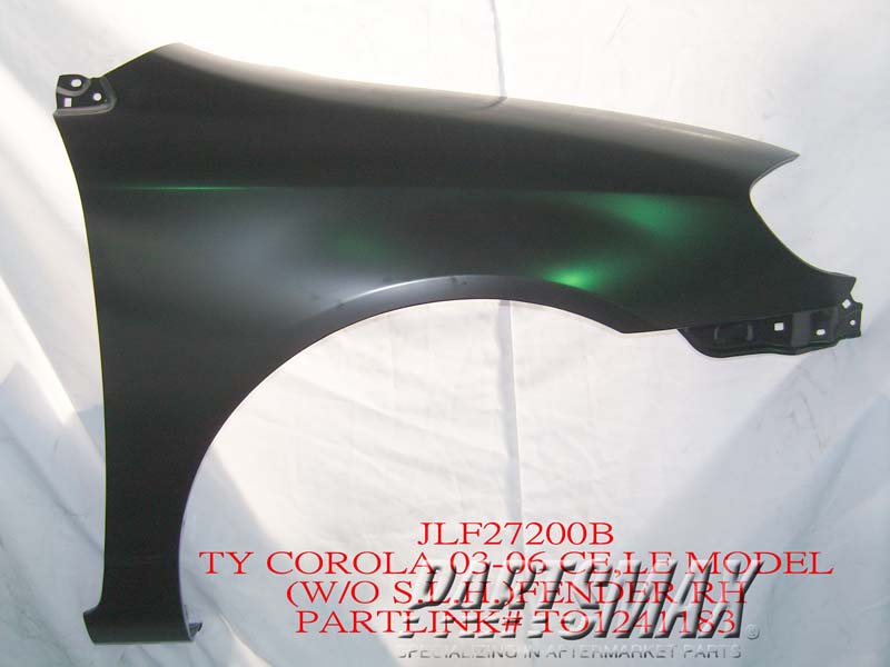 | 2003-2008 TOYOTA COROLLA RT Front fender assy CE/LE | TO1241183|5380102060